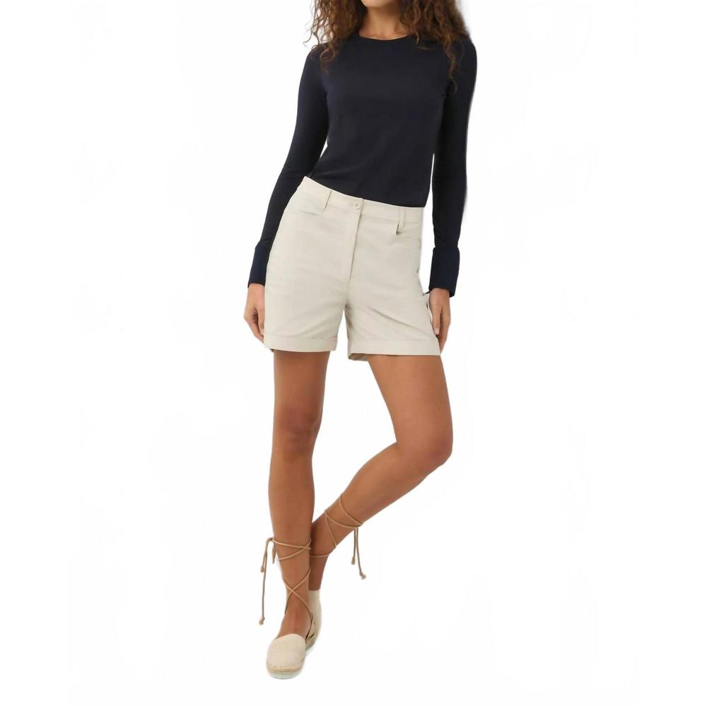 NEW ANATOMIE francis shorts in stone